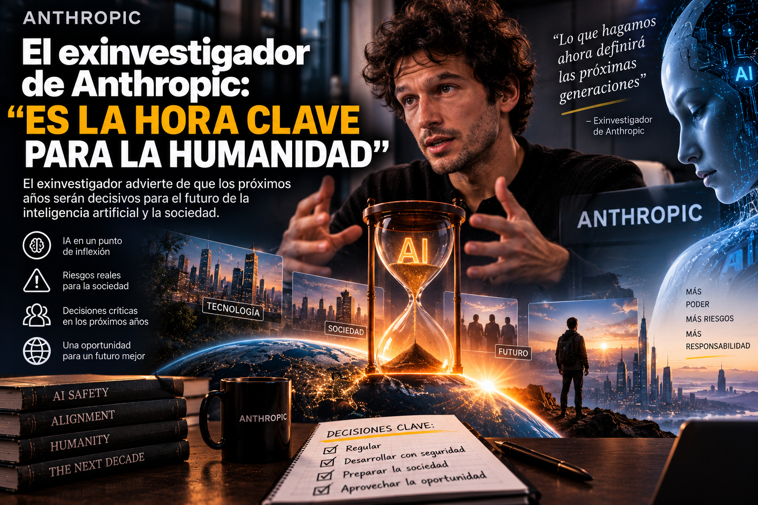 Ilustración sobre el problema de alineación en IA
