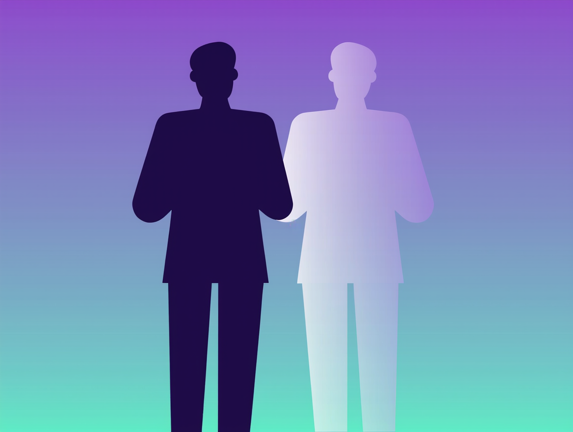 Ilustración sobre crear un avatar de IA de uno mismo