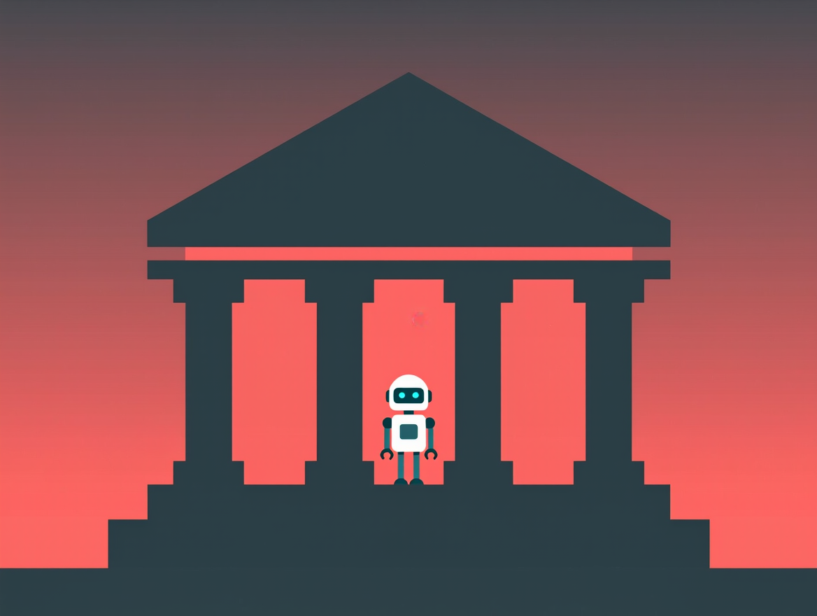 Ilustración sobre los bots de OpenAI asaltando webs gubernamentales
