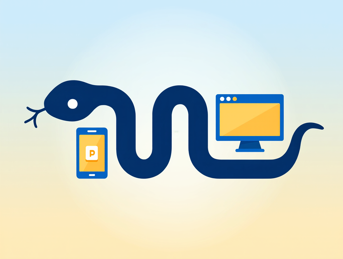 Ilustración sobre Flet 1.0 y apps reales creadas solo con Python