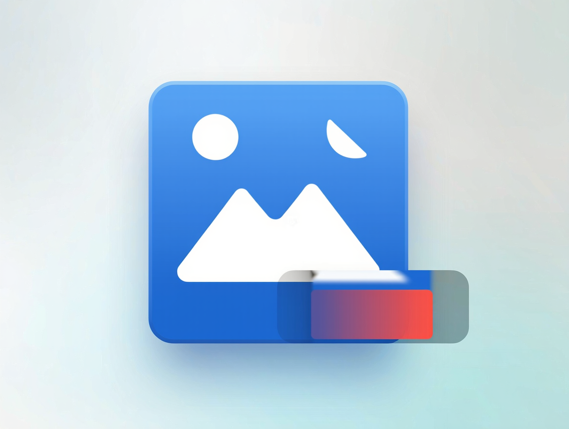 Ilustración sobre Google Photos tachando información sensible en fotos