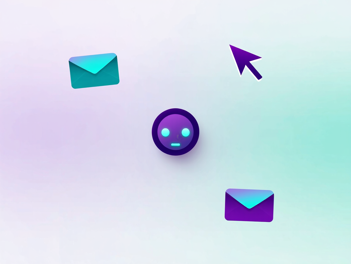 Ilustración sobre Muse de Meta con cara y email propio